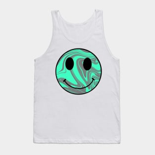 Mint swirled smile Tank Top